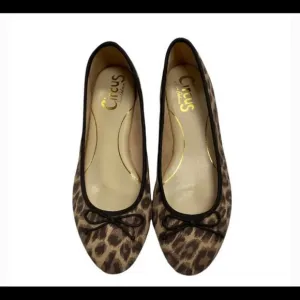 Circus By Sam Edelman Animal Print Fabric Charlotte Flats, Slip-On. comfortable