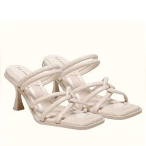 Circus by Sam Edelman Savanna Nude Strappy Heeled Sandals