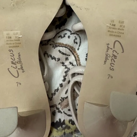Circus by Sam Edelman Savanna Nude Strappy Heeled Sandals