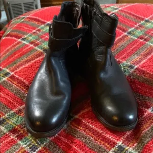 Clarks Black Leather Boots