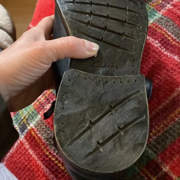 Clarks Black Leather Boots