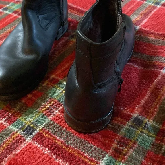 Clarks Black Leather Boots