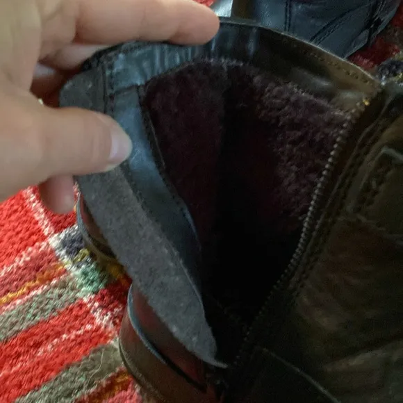 Clarks Black Leather Boots