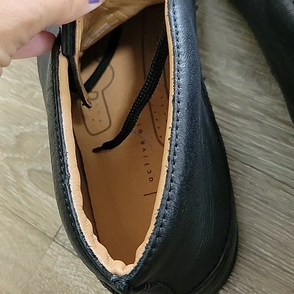CLARKS Oakland Rise Classic Leather Boots Chukka Chelsea Black US 10.5 EUC