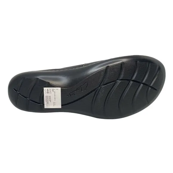 CLARKS Collection Women's Ashland Lane Flats Color: Black, Size: 9.5 W