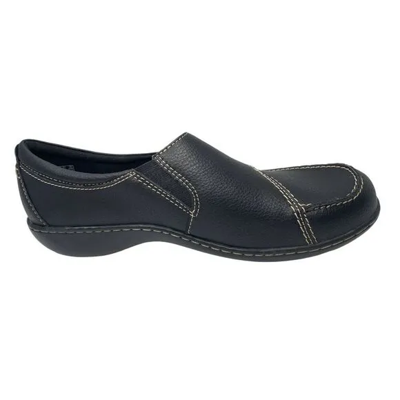 CLARKS Collection Women's Ashland Lane Flats Color: Black, Size: 9.5 W