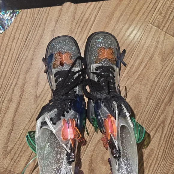 Club Exx Buttefly Combat Boots
