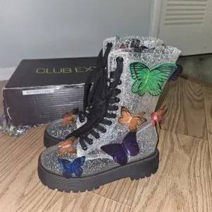 Club Exx Buttefly Combat Boots