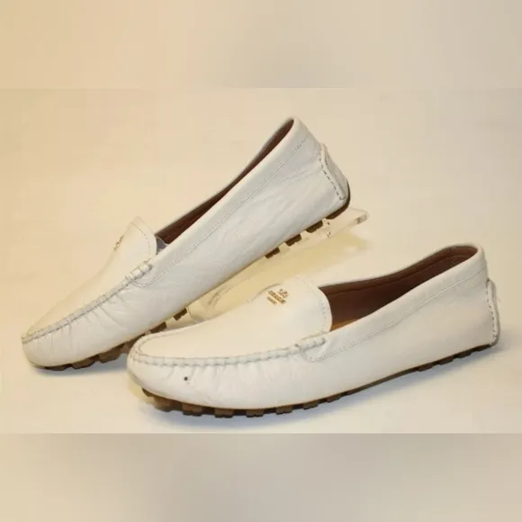Coach Ambere 9.5 B 39.5 Leather Moccasin Driving Loafer Shoes VINTAGE Excellent