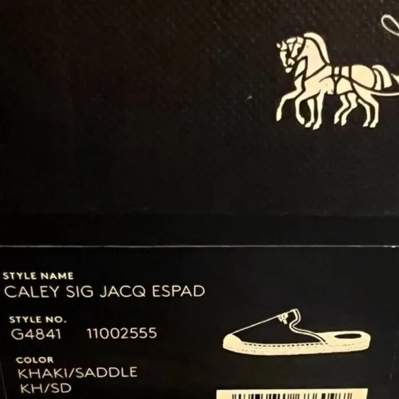 Coach Khaki and Saddle Espadrilles