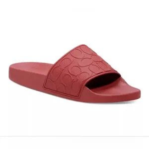 COACH Men's Signature Pool Slide Sandals