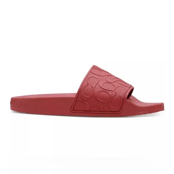 COACH Men's Signature Pool Slide Sandals