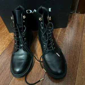 Coach women combat boots new