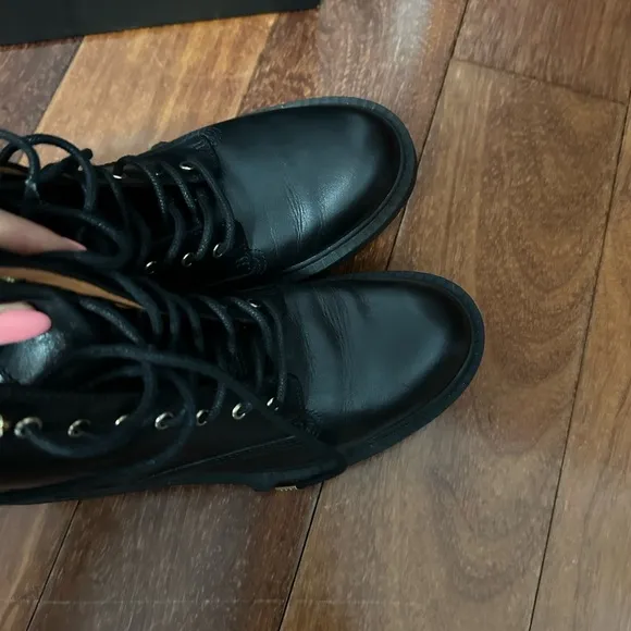 Coach women combat boots new