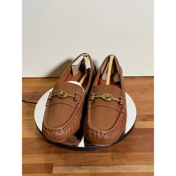 COACH Women's Crosby Driver Turnlock Flats