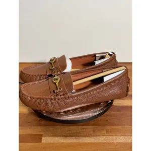 COACH Women's Crosby Driver Turnlock Flats