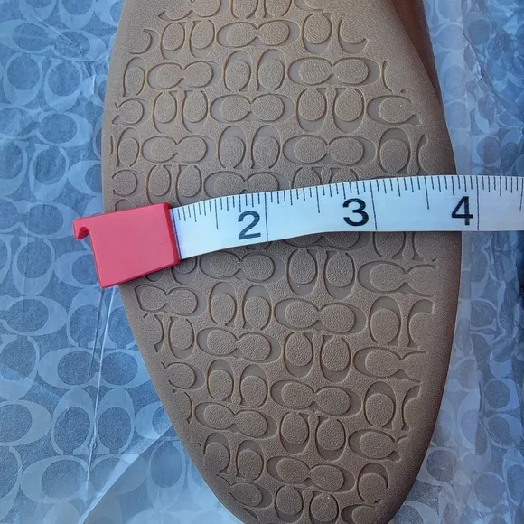 COACH Women's Darcie Soft Calf Flats Saddle color Size 10 M NIB