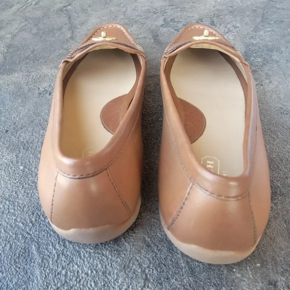 COACH Women's Darcie Soft Calf Flats Saddle color Size 10 M NIB