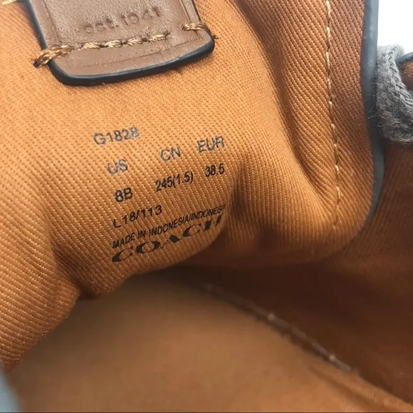 Coach Women’s Low Top Sneakers Nubuck