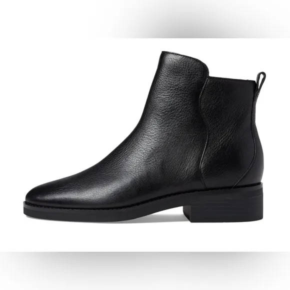 Cole Haan Black Leather Chelsea Ankle Boots