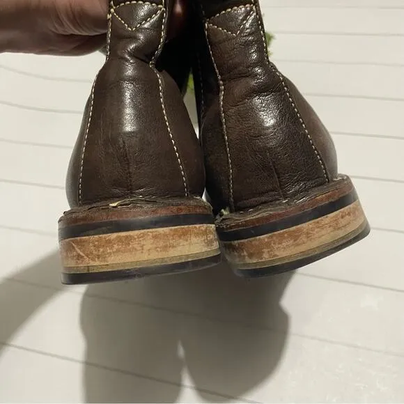 Cole Haan Brown Leather Pull On Classic Chelsea Boots Kens Size 10.5