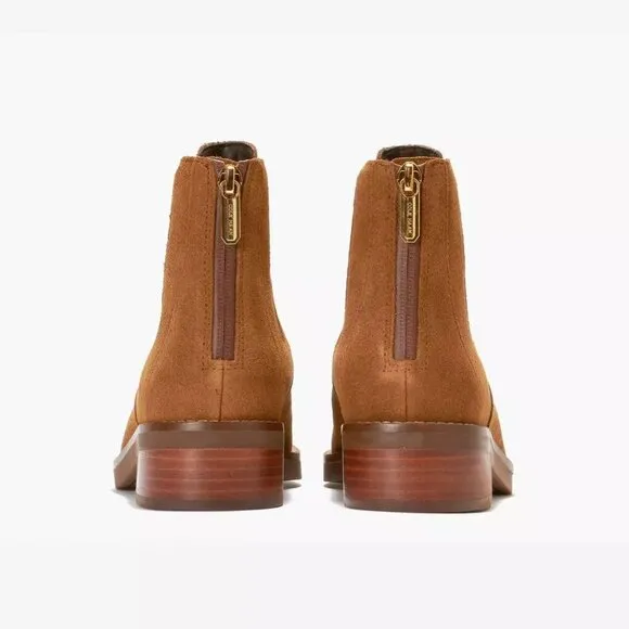 Cole Haan Brown Suede Leather Waterproof Chelsea Ankle Reid Boots 8