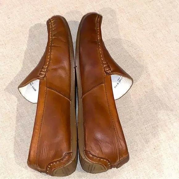 Cole Haan Driving Loafers Mens 10 M Tucker Venetian Brown Leather Slip On Shoes
