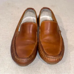 Cole Haan Driving Loafers Mens 10 M Tucker Venetian Brown Leather Slip On Shoes