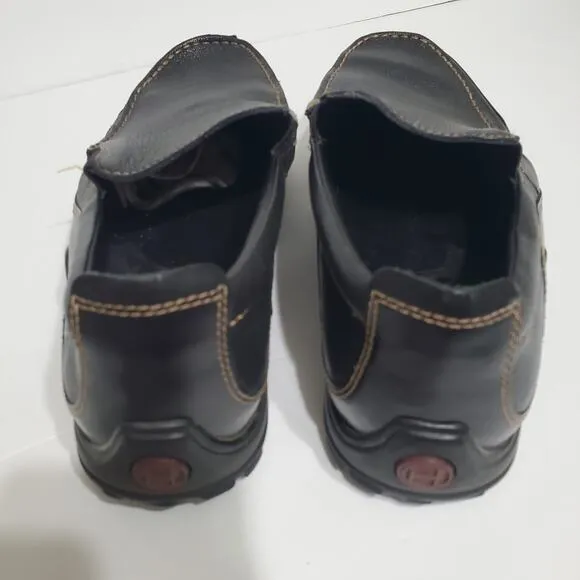 Cole Haan Driving Shoes Loafers Moccasins Black Leather Tucker Venetian Size 9