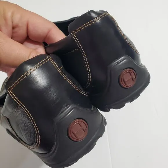Cole Haan Driving Shoes Loafers Moccasins Black Leather Tucker Venetian Size 9