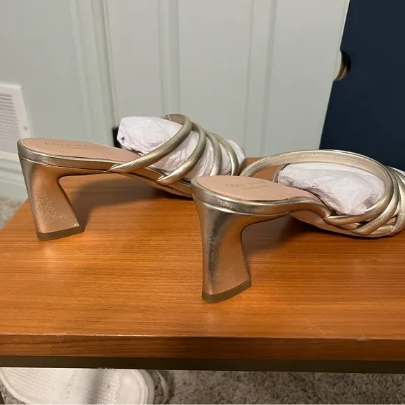 Cole Haan Gold Adella Sandals