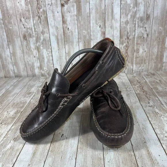 Cole Haan Grand Men's Leather Driving Loafers Boat Shoes Casual Slip-On 10.5M‎