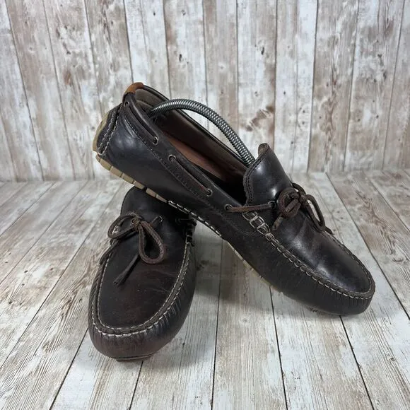 Cole Haan Grand Men's Leather Driving Loafers Boat Shoes Casual Slip-On 10.5M‎
