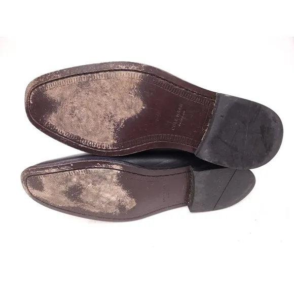 Cole Haan Grand OS Slip Giraldo Medallion Chelsea Ankle Boots Black size 12 M US