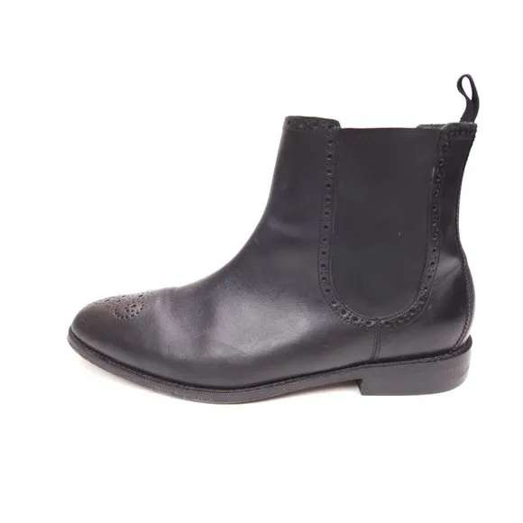 Cole Haan Grand OS Slip Giraldo Medallion Chelsea Ankle Boots Black size 12 M US