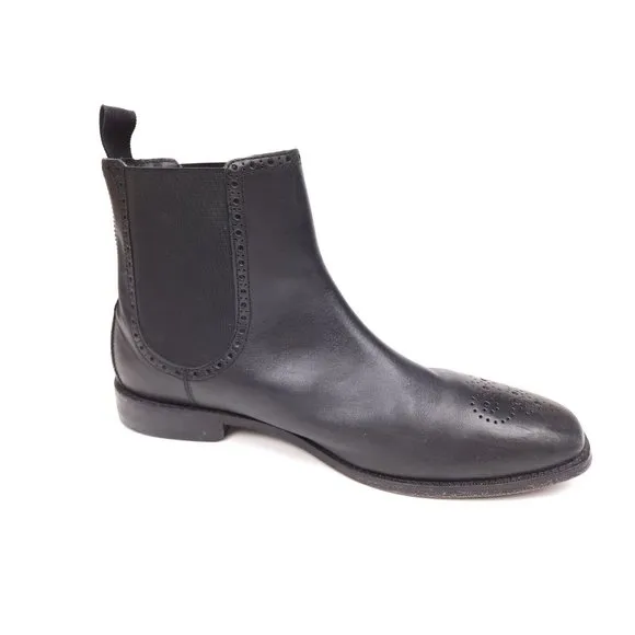 Cole Haan Grand OS Slip Giraldo Medallion Chelsea Ankle Boots Black size 12 M US