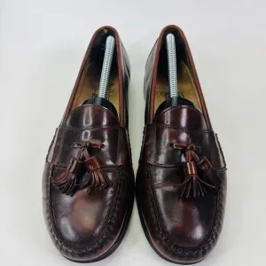 Cole Haan GREEN LABEL Men's Tasseled Loafers Size 10.5‎ Burgundy