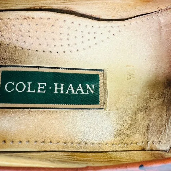 Cole Haan GREEN LABEL Men's Tasseled Loafers Size 10.5‎ Burgundy