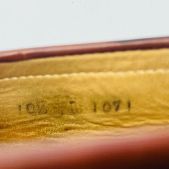 Cole Haan GREEN LABEL Men's Tasseled Loafers Size 10.5‎ Burgundy
