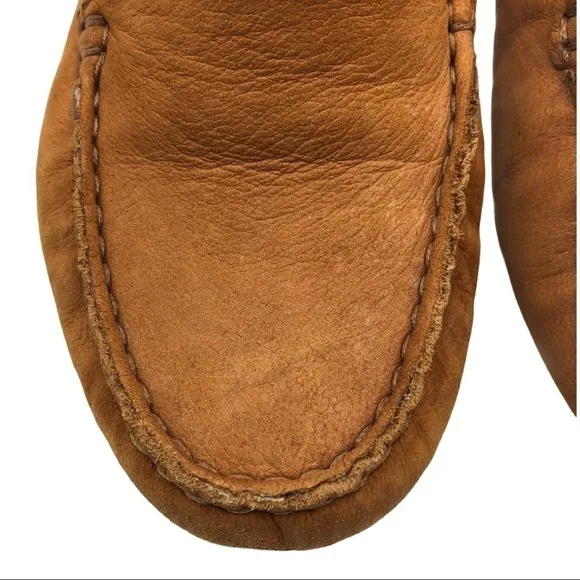 Cole Haan Hanneli British Tan Brown Leather Driving Loafers Mocs Size 5
