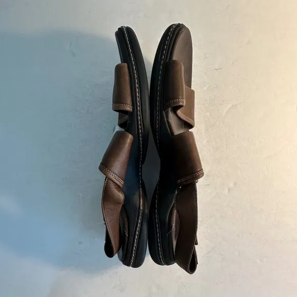 Cole Haan Leather Sandals Comfort Adjustable Straps Men's Size 13M Brown Summer