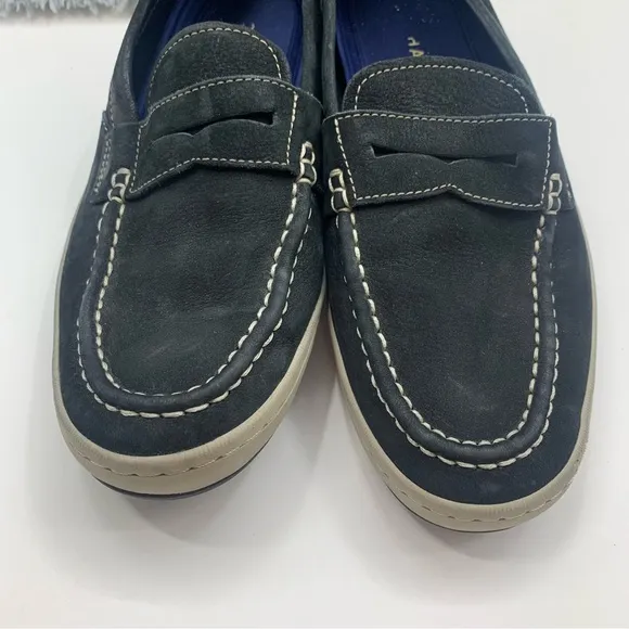 Cole Haan Loafers Shoes Mens Size 9 C30989 Claude Black Leather Driving Penny
