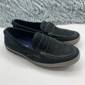 Cole Haan Loafers Shoes Mens Size 9 C30989 Claude Black Leather Driving Penny