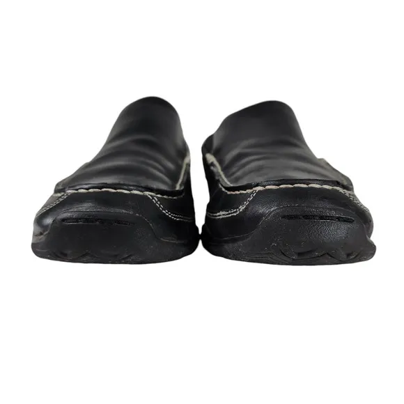 Cole Haan Loafers sz 12M Mens Trucker Venetian Driving Slip On Leather Black