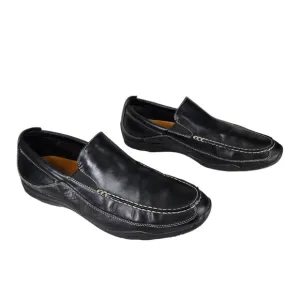 Cole Haan Loafers sz 12M Mens Trucker Venetian Driving Slip On Leather Black