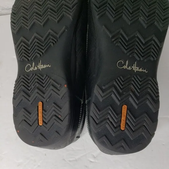 Cole Haan Men's Black Leather Slip On Moc‎ Toe Driving Loafers C08039 Sz 8.5W