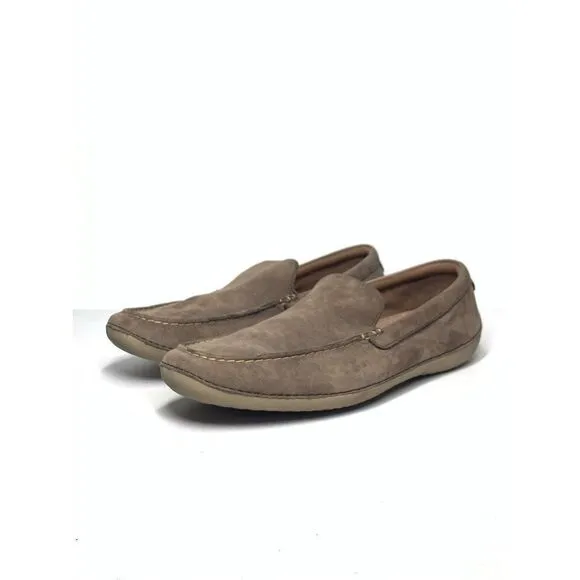 Cole Haan Motogrand Leather Moc Loafer Slip On Driving Shoes BROWN Men Size 13M
