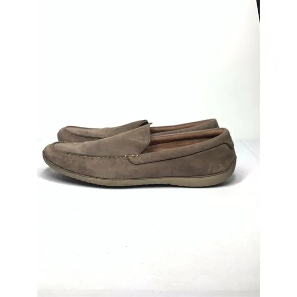 Cole Haan Motogrand Leather Moc Loafer Slip On Driving Shoes BROWN Men Size 13M