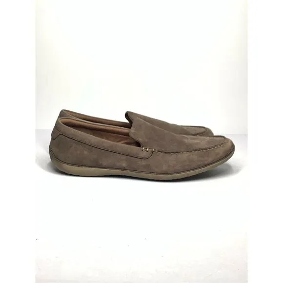 Cole Haan Motogrand Leather Moc Loafer Slip On Driving Shoes BROWN Men Size 13M