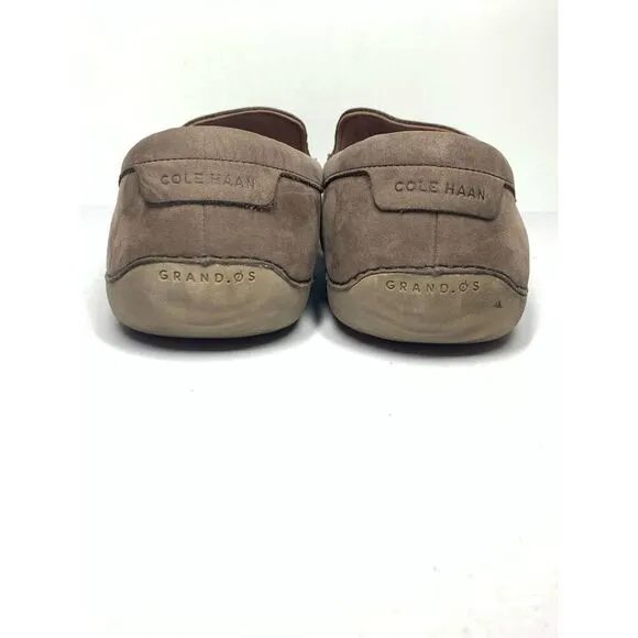 Cole Haan Motogrand Leather Moc Loafer Slip On Driving Shoes BROWN Men Size 13M